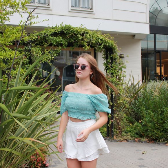 White Ruffle Skirt - Picture 2 of 5